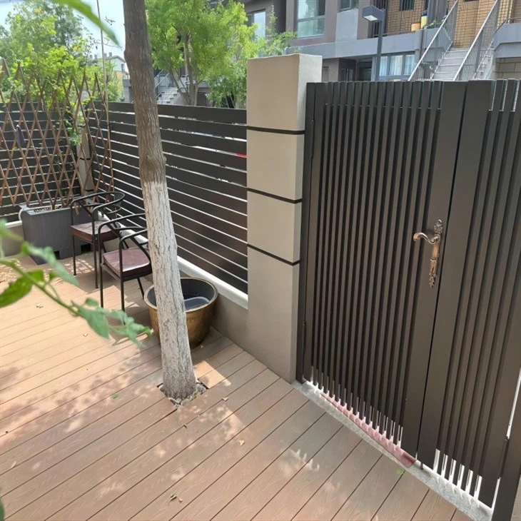 Aluminum Fence For Courtyard